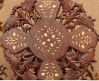 Photo Texture of Wood Ornaments 0006